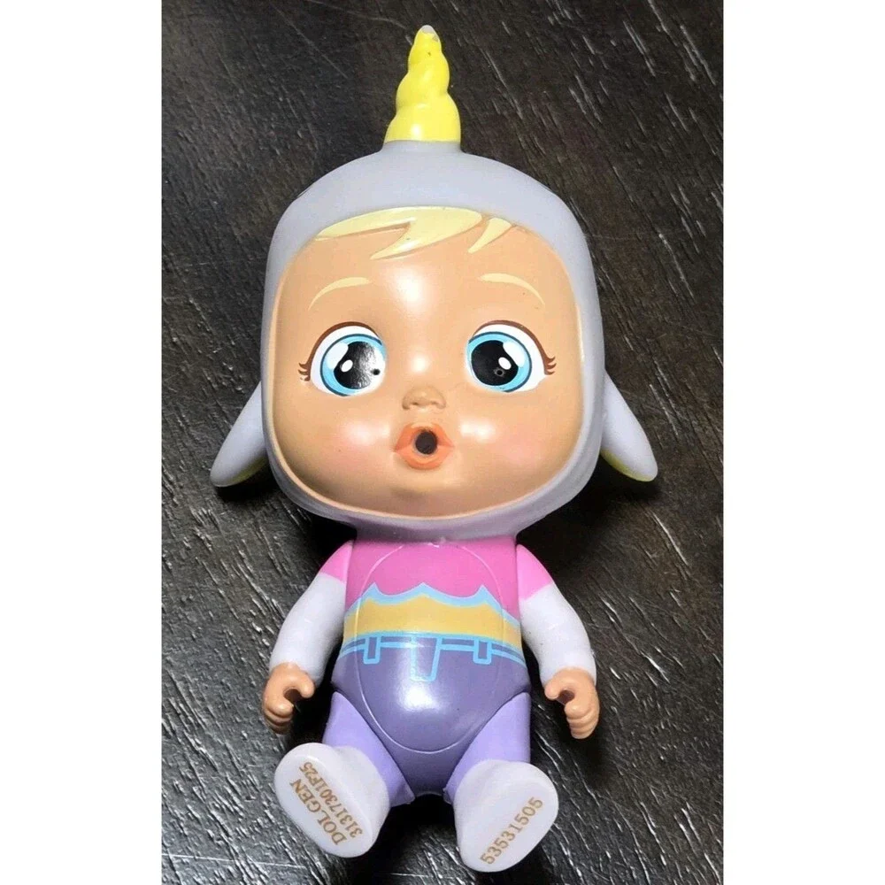 Cry Babies Magic Tears Unicorn Mini 5' Collectible Doll ONLY No Accessories